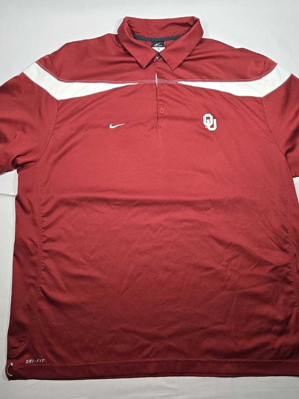 OU Oklahoma Sooners Nike Dri Fit Polo Mens XL NCAA College
